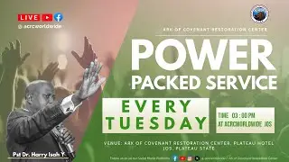 TUESDAY POWER PACKED SERVICE || THE RELEASE OF SUPERNATURAL POWERS || 25TH FEBRUARY 2025