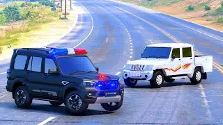 BLACK POLICE SCORPIO MAHINDRA BLACK SCORPIO STATUS SCORPIO VIDEO BOLERO CAMPER VS POLICE SCORPIO