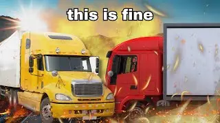 trying out multiplayer truck simulator!