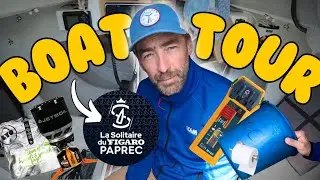 BOAT TOUR de mon FIGARO BENETEAU 3 - Mon bateau de course pour la SOLITAIRE DU FIGARO 2024!