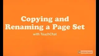 Copying and Renaming Vocabulary in TouchChat