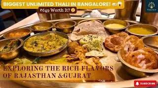 Must-Try Unlimited Veg Thali in Bangalore | Rasotsav Review & Full Menu 🍛| 09;02.2025