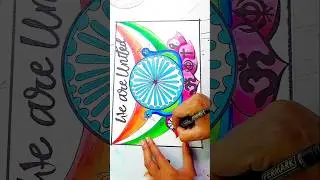 Republic day drawing | Republic day Poster | Independance day drawing | 26 January poster #shorts