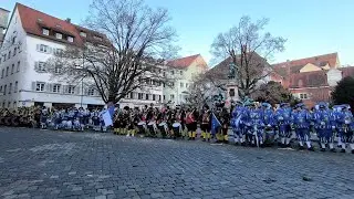 Zusammenspiel der Fanfarenz&uuml;ge in Lindau 1.02.26