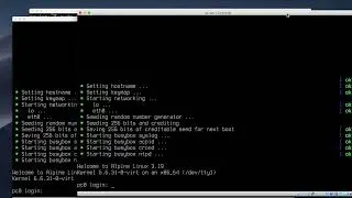 Alpine Linux router