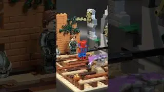 Recreating Spider-Man vs Green Goblin scene with LEGO Bricks! #lego #legomoc #spiderman