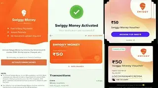 How to activate swiggy money and how to (Loco) swiggy money voucher add in swiggy app😋😍