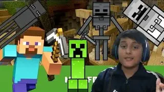 Can I fight with zombies ||#1|| secret cave found || minecraft gameplay video ||