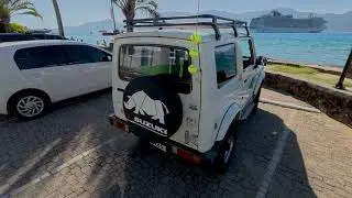 Suzuki Samurai Coastal Drive POV - Ilhabela, Brazil - Tropical Island