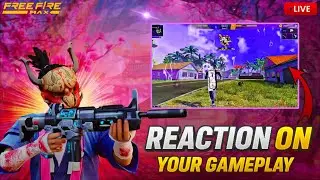 REACTION ON YOUR GAMEPLAY 1V2🔥| FF MAX Telugu #ff