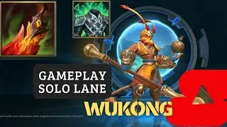 Wild Rift Wukong Solo Lane | Full Gameplay No Edit + Best Build 2022  - Wild Rift Indonesia