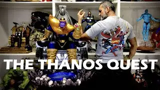 Thanos on spaceship throne statue 1/4 scale custom fan art