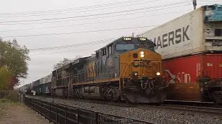 Train meet+CSXT 1875 in North East PA