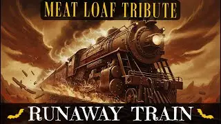 Runaway Train | AI Epic Power Rock Opera Anthem | Tribute to MEAT LOAF (Lyric Video)