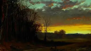 Twilight in the Wilderness by American artist Alfred Thompson Bricher | 4K Frame TV Art