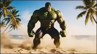 Hulk vs giant jaguar with fight