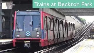 DLR Trains at Beckton Park