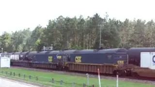 (🚂🐊🍑)-CSXT-Q441/CSXT-Q174&ndash;Folkston, Georgia&ndash;Saturday-May-30, 2009-&copy;-2009.wmv-(🍑🐊🚂)