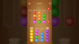 Level 24 | Ball Sorting| video game | #games #gaming #gameplay #androidgames #ballgame #balloons