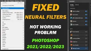 Can't download any of neural filters in Photoshop || How to fix 