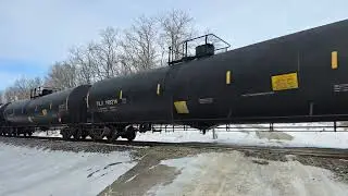 CPKC 541 West approaching Portage Wisconsin 