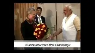 US ambassador meets Modi in Gandhinagar