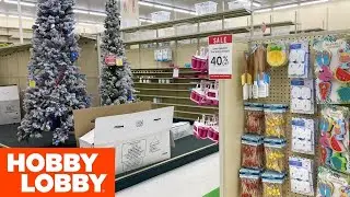 HOBBY LOBBY SHOP WITH ME CHRISTMAS CLEARANCE SPRING DECOR KITCHENWARE SHOPPING STORE WALK THROUGH