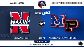 Northwest Texans Red v MP Red-4th Grade at Cross Timbers Middle School 1-11:30 AM 10/11/25