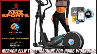 Overview MERACH Elliptical Machine Hyper-Quiet Magnetic Drive System, 16 Levels Resistance, Amazon