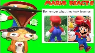 Кто может озвучить Мегги? | Марио наблюдает за реакцией Марио на мемы Nintendo 11