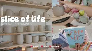 Slice of Life 27 ✿ Make a to-go pottery cup with me | Mini book haul at Big Bad Wolf Books