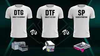 Screen Print VS DTF VS DTG