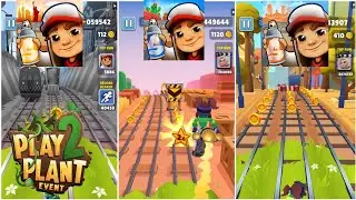 Subway Surfers 🌱 Play 2 Plant en New York 🗽 vs Brawl Stars 💥 vs Barcelona 🇪🇸