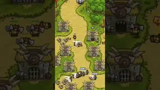 Barbarian Hall Towers lvl Vs Endless Waves of Enemies #shorts