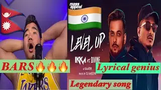 NEPALI🇳🇵 React On Level Up - IKKA Ft. DIVINE & KAATER