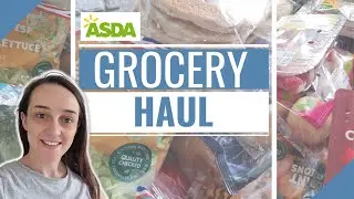ASDA GROCERY HAUL + PUTTING AWAY GROCERIES + CLEANING/ORGANISING THE FRIDGE & FREEZER |MrsWendyJayne