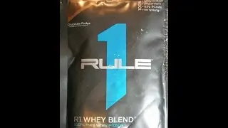 Rule 1 Proteins R1 Whey Blend review Chocolate Fudge