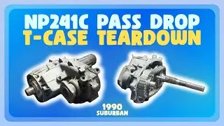 Pass Drop NP241C TRANSFER CASE TEARDOWN! - Complete Disassembly!