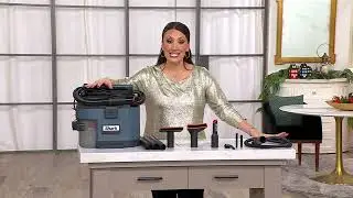 Shark MessMaster Portable Wet & Dry Vacuum w/ Car Detail Kit on QVC