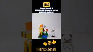 LEGO MINECRAFT | 662308 Alex, Baby Llama and Bee paper bag (2023) | #KeineLegostadt #104