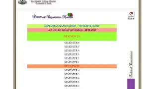tekerala.org Result 2020, Kerala TE Diploma Exam Result Marksheet Download