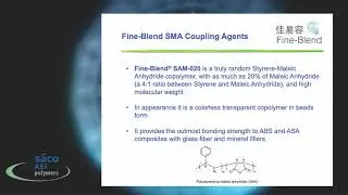 Fine-Blend SMA Coupling Agents