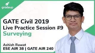 GATE 2019 Civil Live Practice Session #9 | Surveying