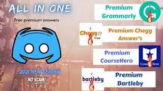 FREE PREMIUM SOLUTION IN ONE DISCORD SERVER coursehero slader free solution