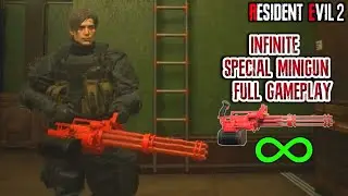 INFINITE SPECIAL MINIGUN ONLY!! Full Gameplay - Resident Evil 2 Remake