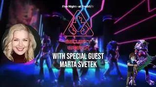 Host Rhys Smart plays FNAF: Security Breach with Roxanne voice actress Marta Svetek
