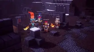 Геймплейный трейлер игры Minecraft Dungeons на медиа-брифинге Xbox E3 2019!