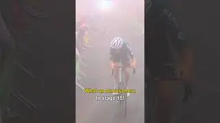 Smoke Clears for Castrillo💨: Wins Vuelta Stage 15 with Epic Final Climb! 🚴⛰️#shorts