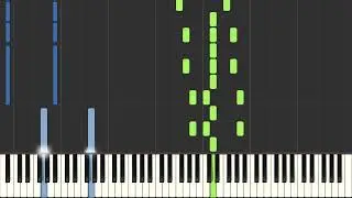 Batman v Superman - Beautiful Lie [Piano Tutorial Synthesia] (Patrik Pietschmann)