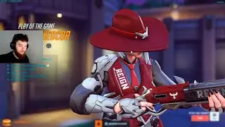 DAFRAN ASHE GAMEPLAY - OVERWATCH 2 TOP 500 SEASON 11